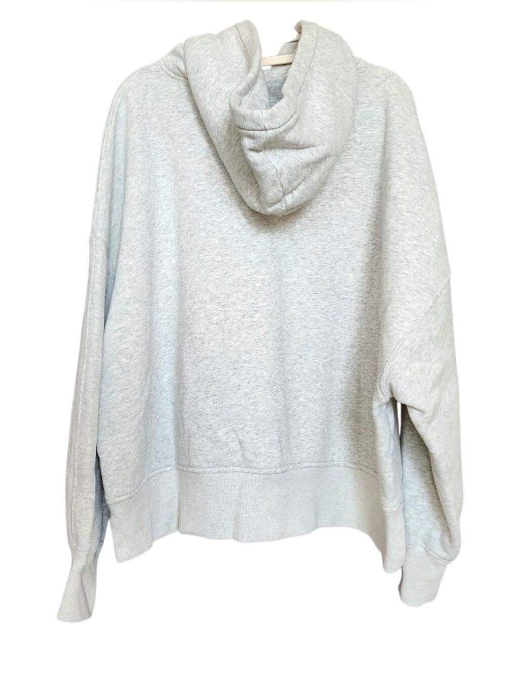 Abercrombie & Fitch Light Gray Pullover Hoodie - Picture 2 of 2